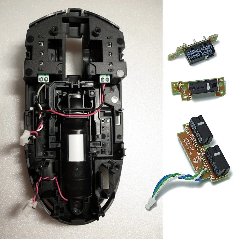 Logitech g304 g305マウス用の小型ボタンボード,左/右ボタン付きのマイクロモーションマザーボードの修理,2個