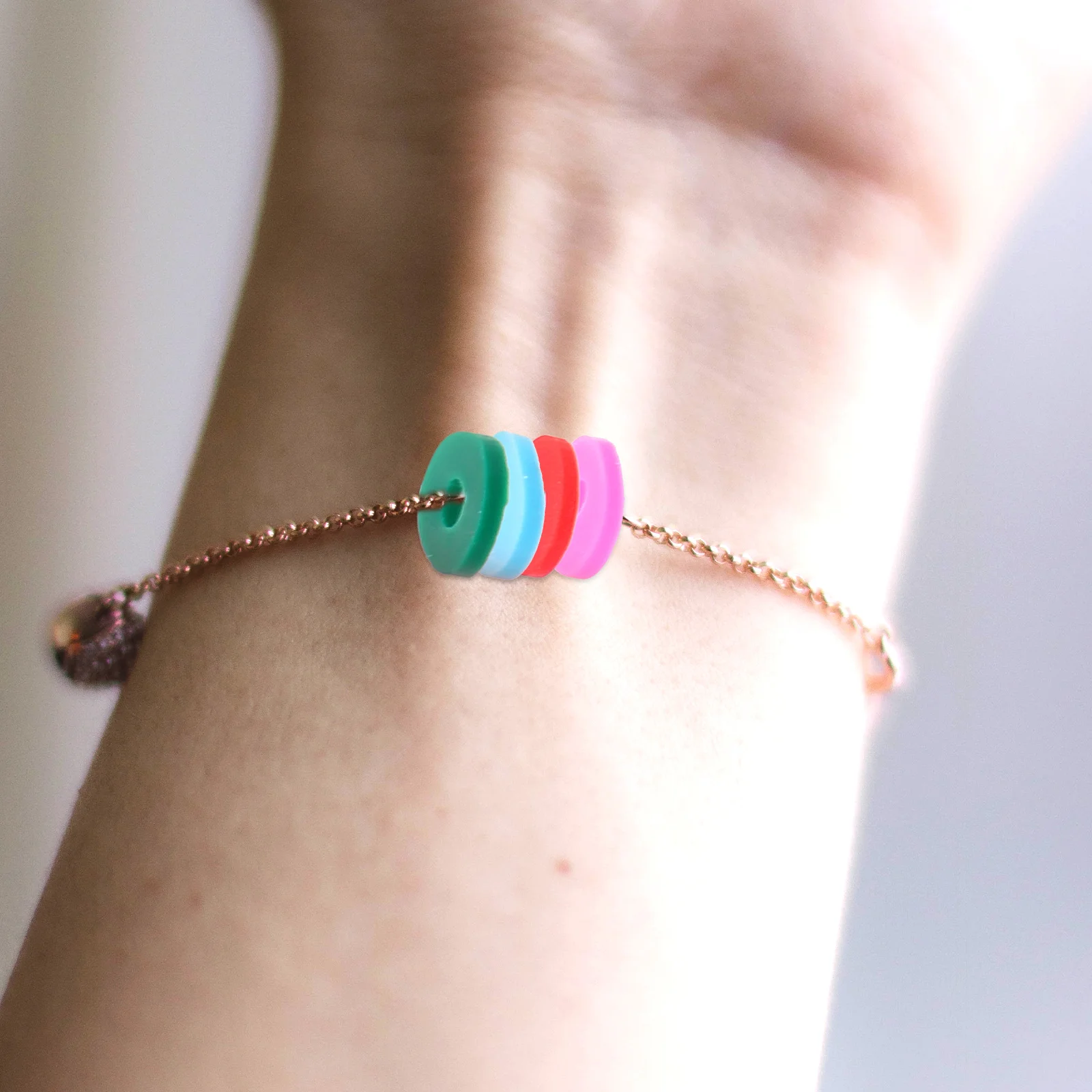 

2 Boxes Soft Ceramic Piece Bracelet Diy Beads for Crafts Making Polymer Clay Necklace Loose Jewelry Supplies Charms