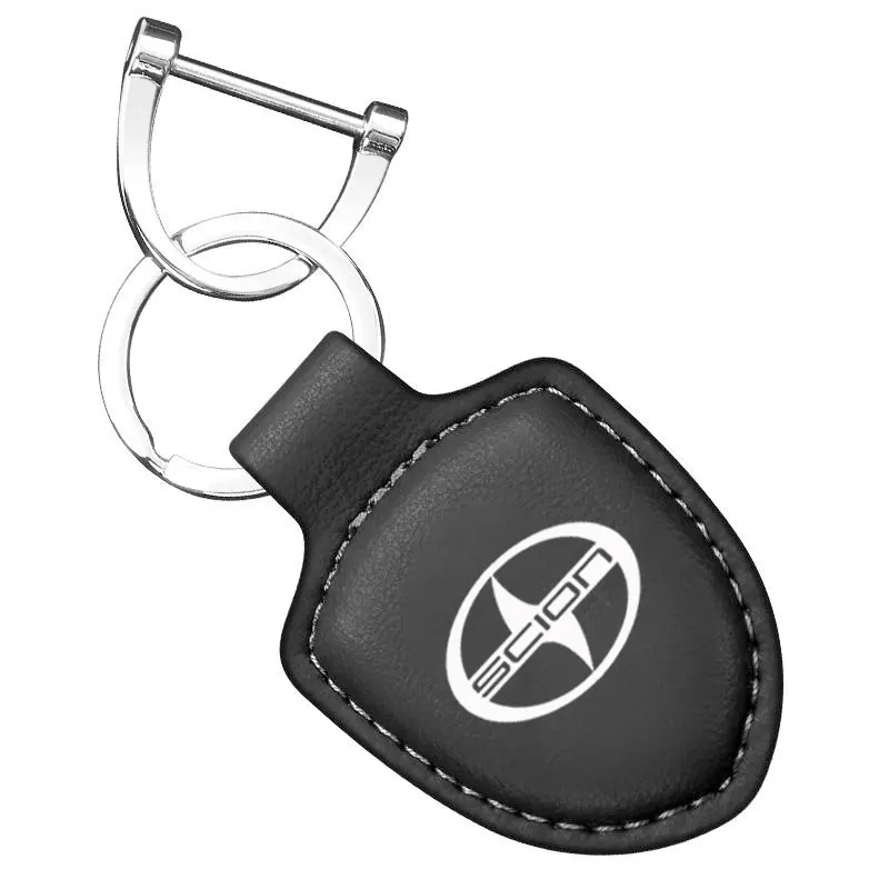 Car Keychain Shield Men Women Simple Key Chains Metal Key Rings