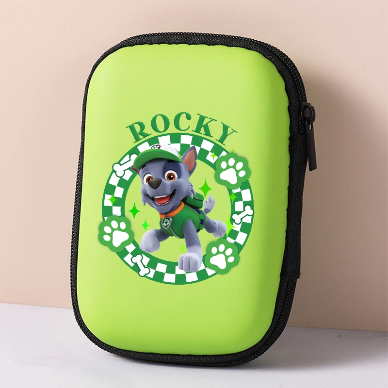 PAW Patrols Boy Girl Data Cable Storage Bag Anime Cartoon Card Storage Box Deck Boxes Card Organizer Travel Portable Card Case view 5