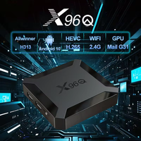 H96 MAX H313 Smart TV Box Android 14 ATV TV Box 4K @ 60fps 100M/LAN Wifi6 BT5.0 asistente de voz de Google reproductor multimedia decodificador