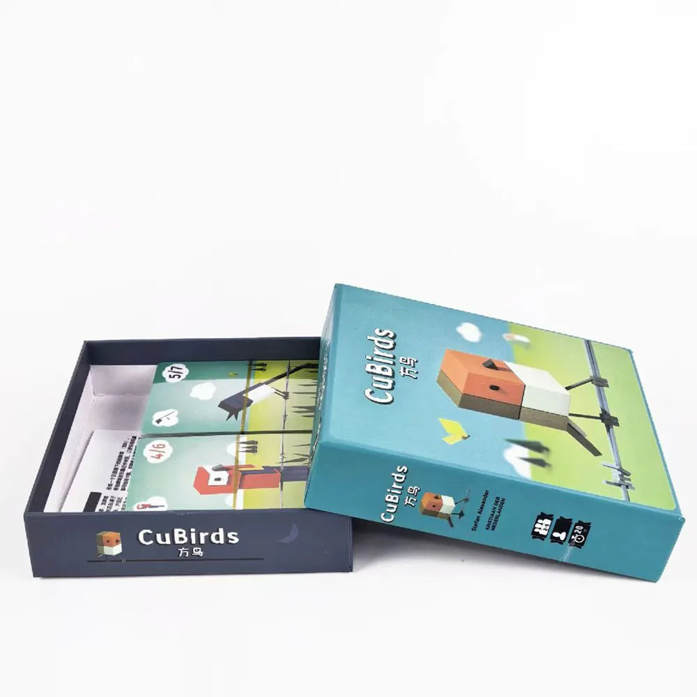 Cubirds bordspel 2-5 spelers Chinese versie complete collectie schattig licht strategisch casual verzamelkaartspel