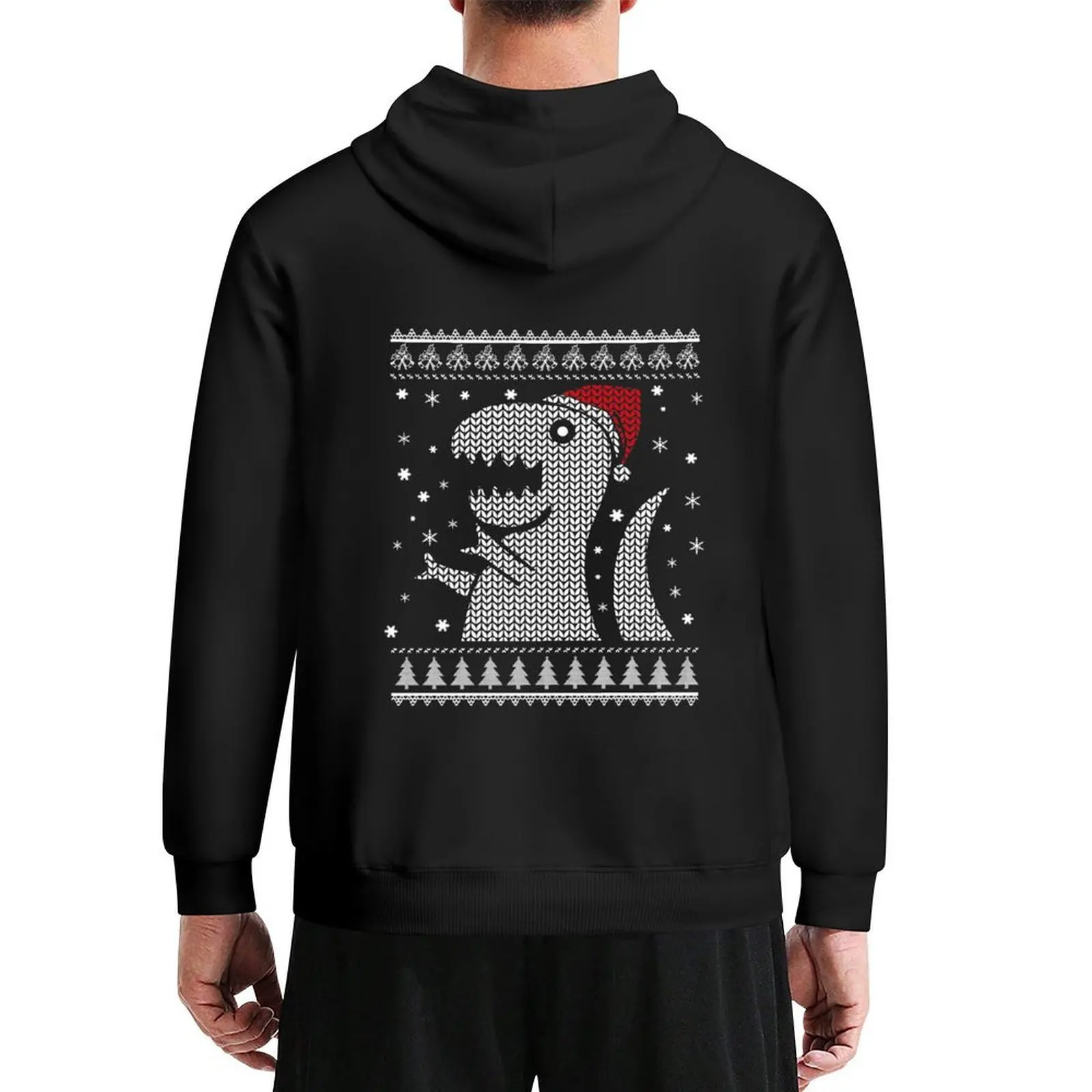 

Christmas Dino Ugly Sweater Hoodie anime clothes autumn new products men clothing autumn clothes tracksuit men