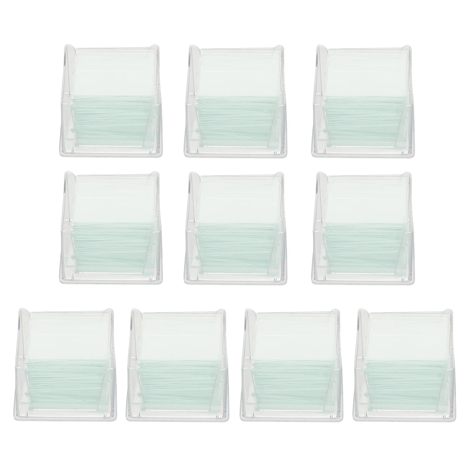 1000 Pcs/10 Screwless Wall Plate Cover Slip Microscope Slips Blank Square Glass