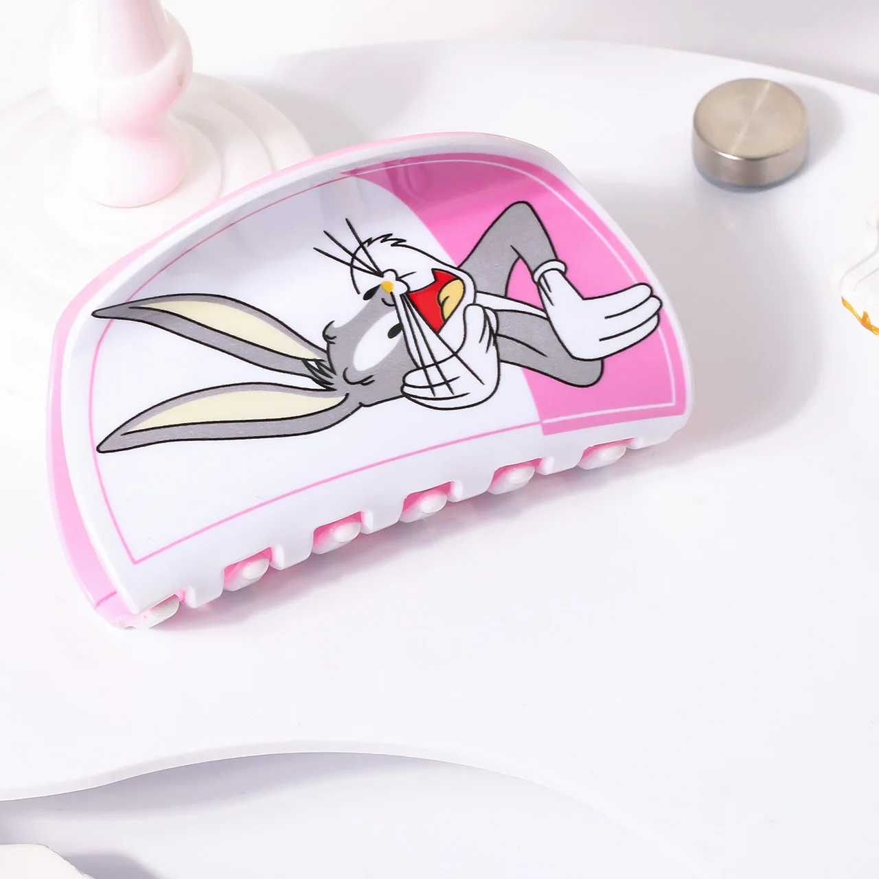 Miniso Anime Cartoon Hair Claw Clip, Acrylic Material, Fashionable and Elegant Hairpin Hair Accessories