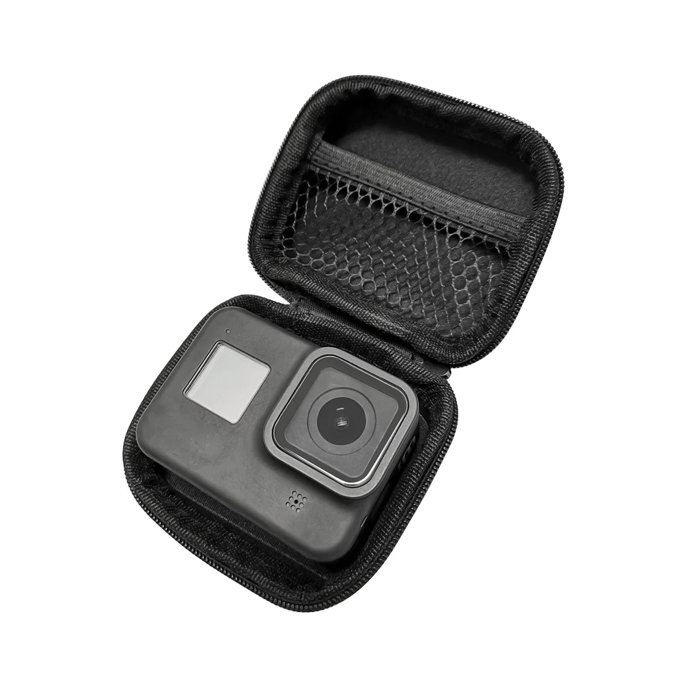 Portable Mini Box Black Bag Sport Camera waterproof Case For XiaoYi 4K Gopro Hero 9 8 7 6 5 4 SJCAM Sj4000 EKEN H9 Accessories