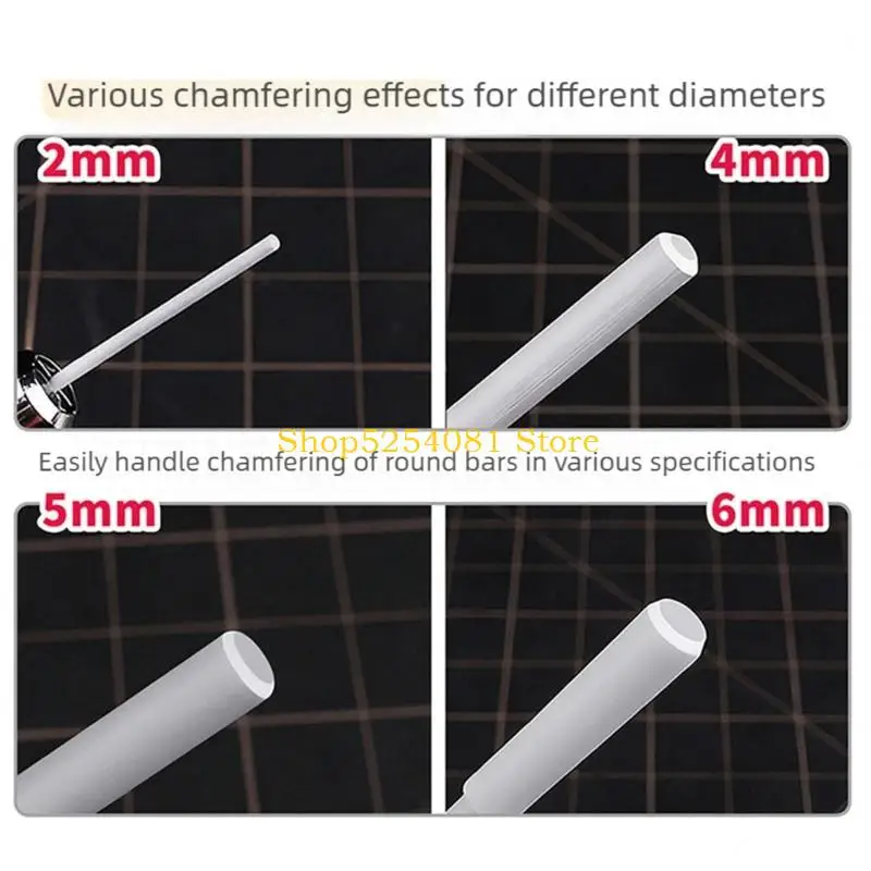 

AXYC Metal Round Bar Chamfering Tool With Hole Positioning Guide Center Hole Locator For DIY And Hobbies Projects