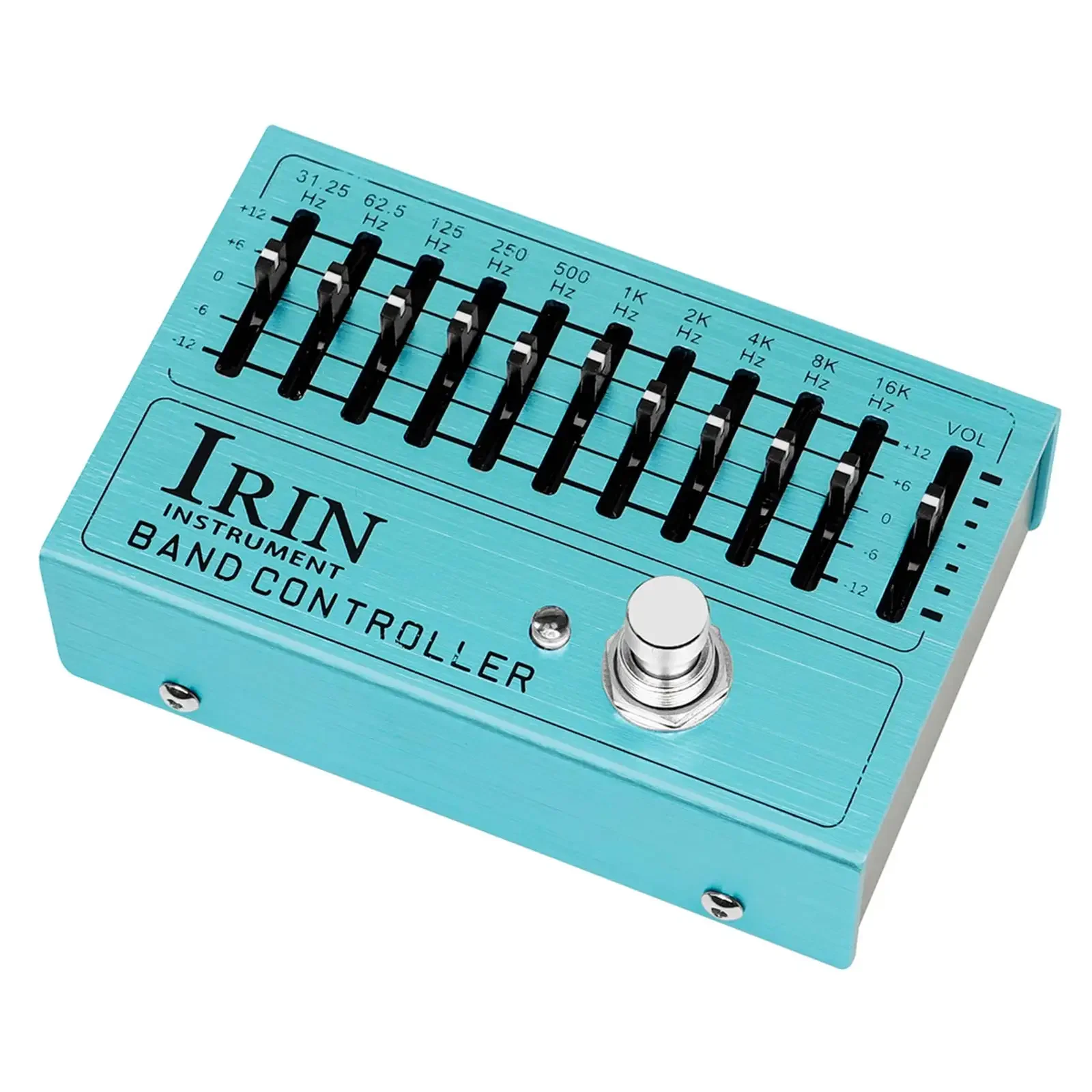 

Irin 10-полосный контроллер, эквалайзер, педаль для электрогитары, эффект, эквалайзер, педали True Bypass, гитара, бас-гитара для бас-гитары, True Bypass