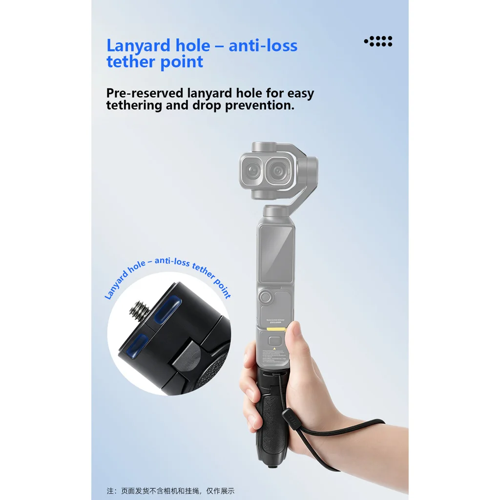 Für DJI Osmo Pocket 4 Pro / Pocket4 / Pocket3 Ein-Klick-Pop-up Schnellverschluss Mini-Plastikstativ für Insta360 Luna Ultra Kamera – Detail 10
