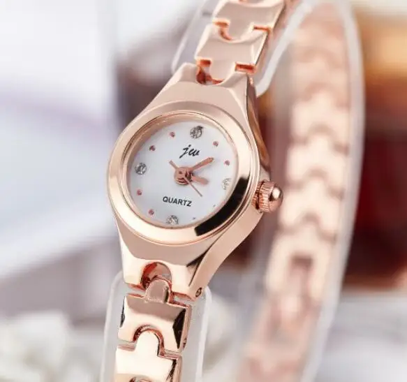 New Fashion Womens Watch New Rose Gold Silver Ladies Bracelet Watch Quartz Jw Dress Wristwatch Feminino Reloj Mujer Kol Saati