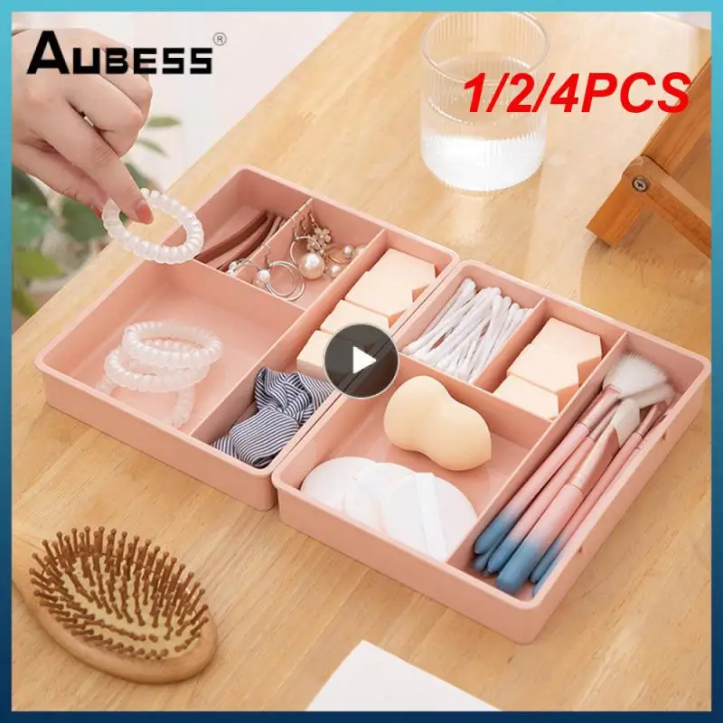 1/2/4PCS Divide Drawer Organizers Home Office Desk Desktop Accessories Stationery Organizer for Cosmetics Compartment Drawers