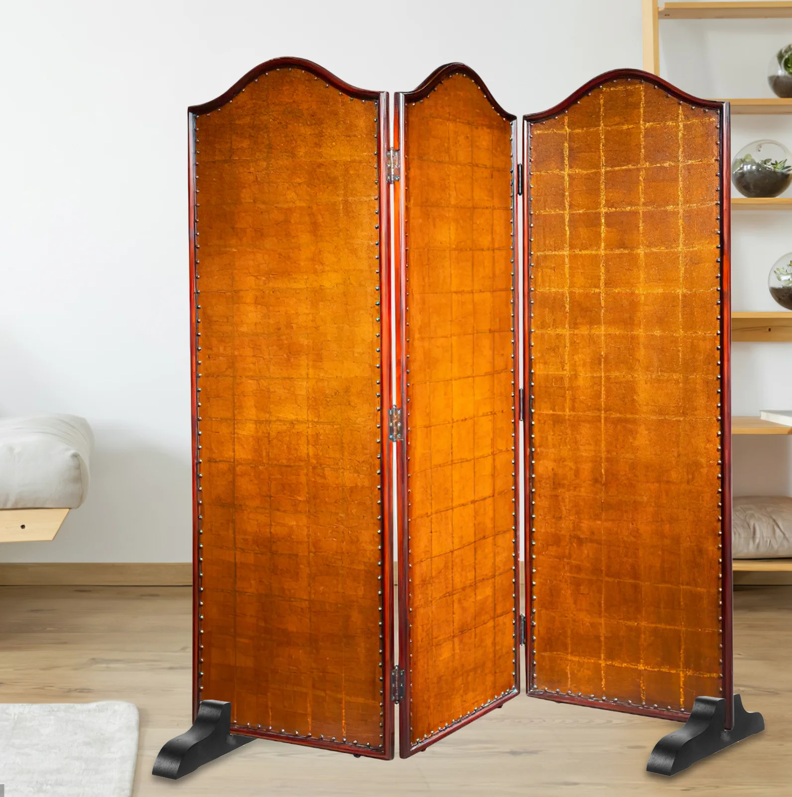 

Wooden Divider Base Thickened Wear-Resistant Screen Feet For Room Partition Support Home Divider Stand Privacy Screen Holders