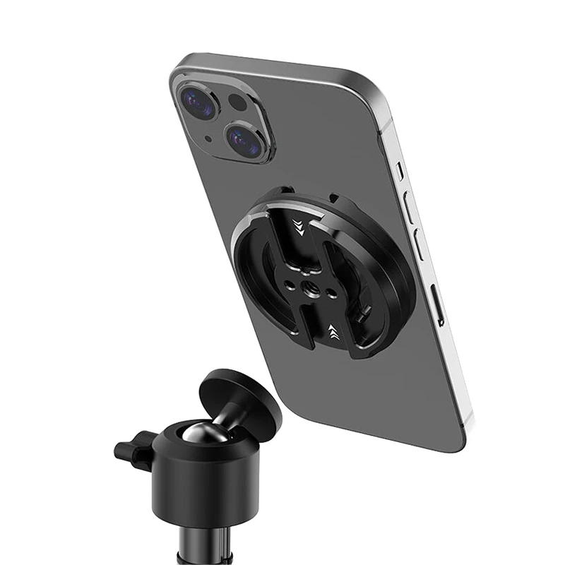 Magnetic Phone Holder for Magsafe to 1/4\'\' Arri Holes Tripod Mount Adapter for iPhone ForSamsung Huawei ForXiaomi Smartphone