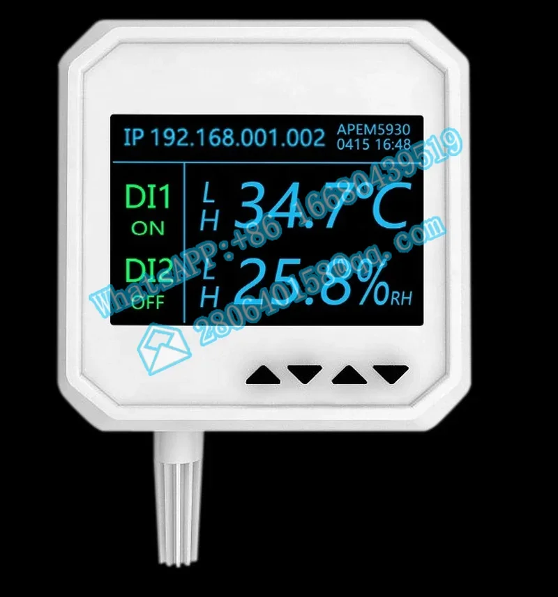 Amazon Wholesale Free Sample Ethernet Network Temperature Humidity Sensor Data Logger  For Cabinet