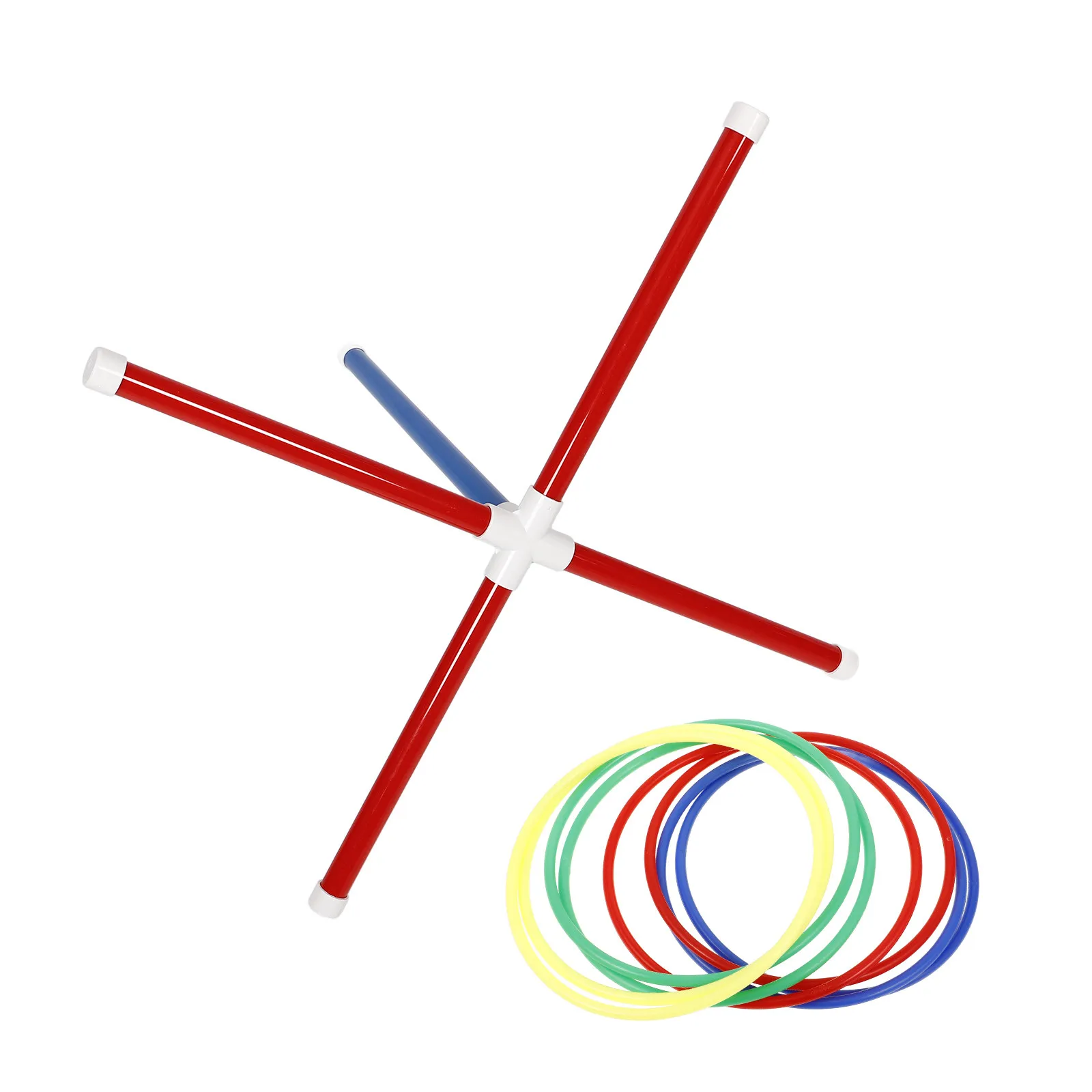 

1Set Sensory Training Toss Ring Creative Bright Color Throwing Game Indoor Outdoor Family Party Communication Coordination Fun