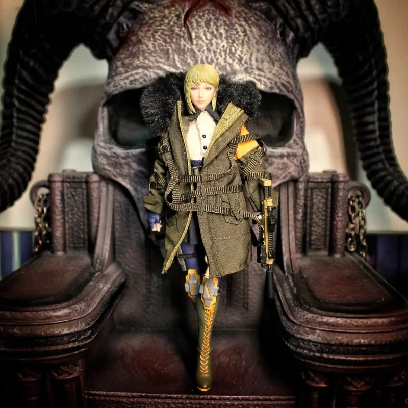 

I8toys i8 72C323 1/12 scale Action Figure Katherine Skeleton Body With Articulation Pocket Collection Gun Female Joint Mobile