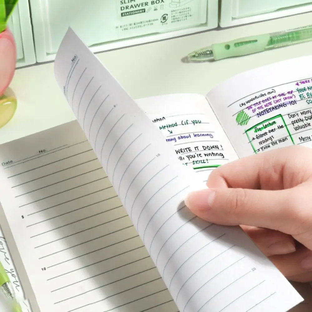 2pcs Stationery B5 Diary Notebook Horizontal Line Cartoon Meeting Minutes Book Flower Animal School Supplies Student