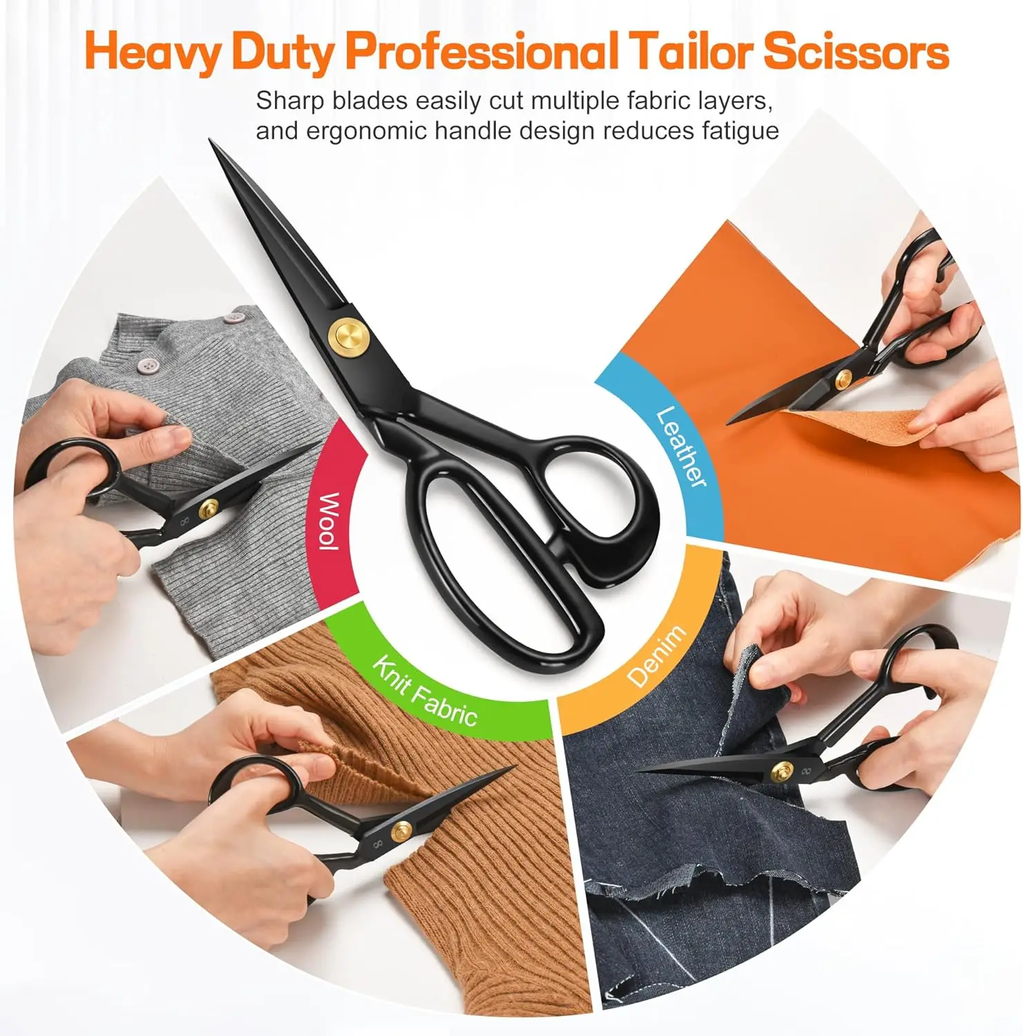 طقم خياطة احترافي مكون من 24 قطعة مع مقص عالي التحمل، محمول للسفر والمنزل للمبتدئين #5