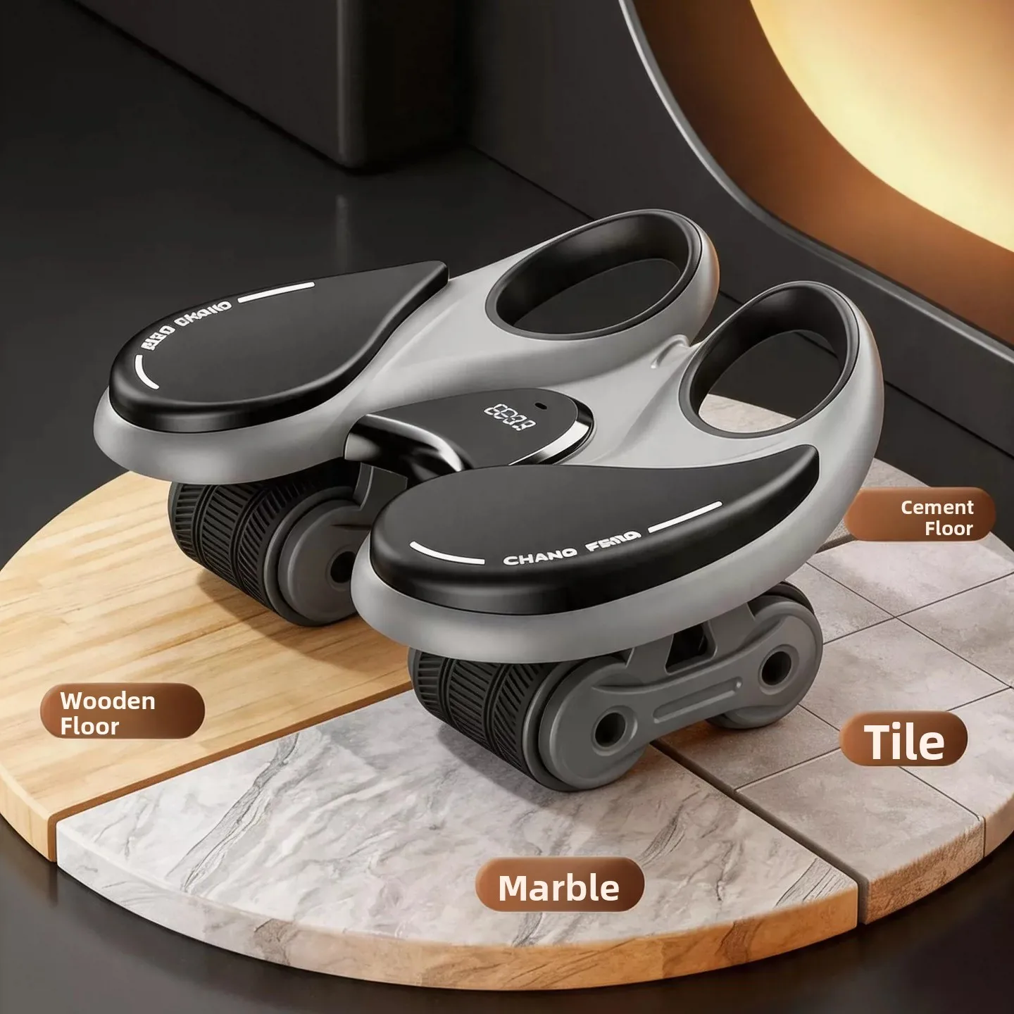 automatic-timing-four-wheel-elbow-support-abdominal-wheel-fitness-equipment-for-men-and-women-home-use-core-strength-training