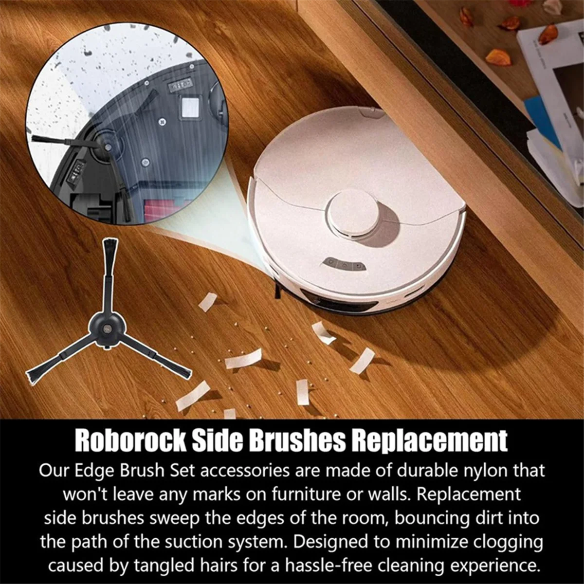 ABKR Für Roborock S7 S7+ S7 Maxv S7 Maxv Plus T7S T7 Plus T7S Plus Staubsauger Wichtigsten Seite pinsel Hepa-Filter Mopp Tuch Teile