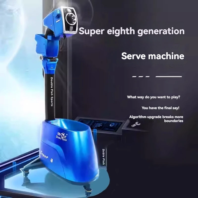 

E6 Table Tennis Trainer, Automatic Professional Table Tennis Serving Machine for Home Use and Floor Use