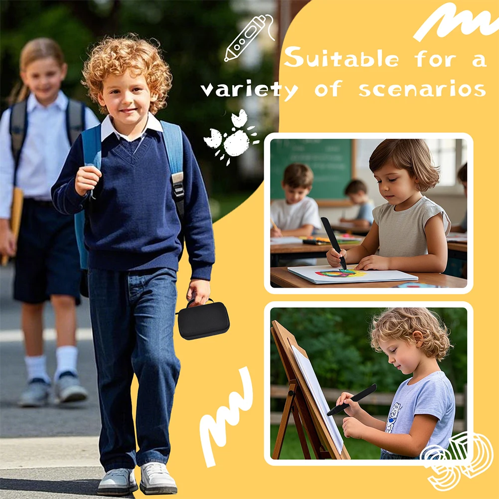 Estojo de transporte rígido para caneta mynt3d super 3d, bolsa de armazenamento anti-queda, capa protetora à prova de choque para projeto de filamento pla