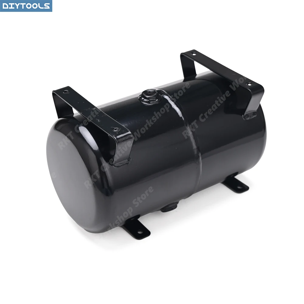 Small Horizontal Air Compressor Buffer Air Tank 3L Portable Pneumatic Gas Storage Reservoir Air Tank for Air Pump Air Horn Car M