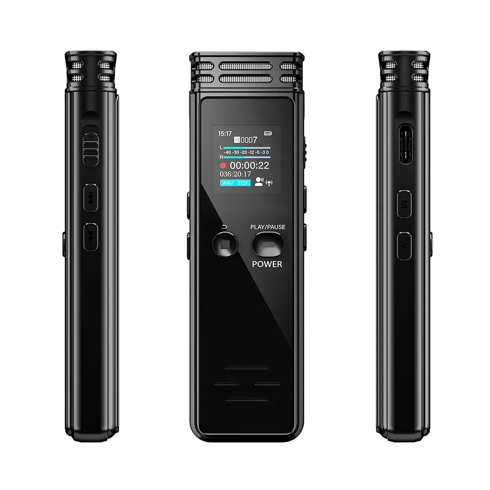 

Digital Voice Recorder Activated Record Playback with Mic and Speaker 1536KBPS High Recording Support Password Protection