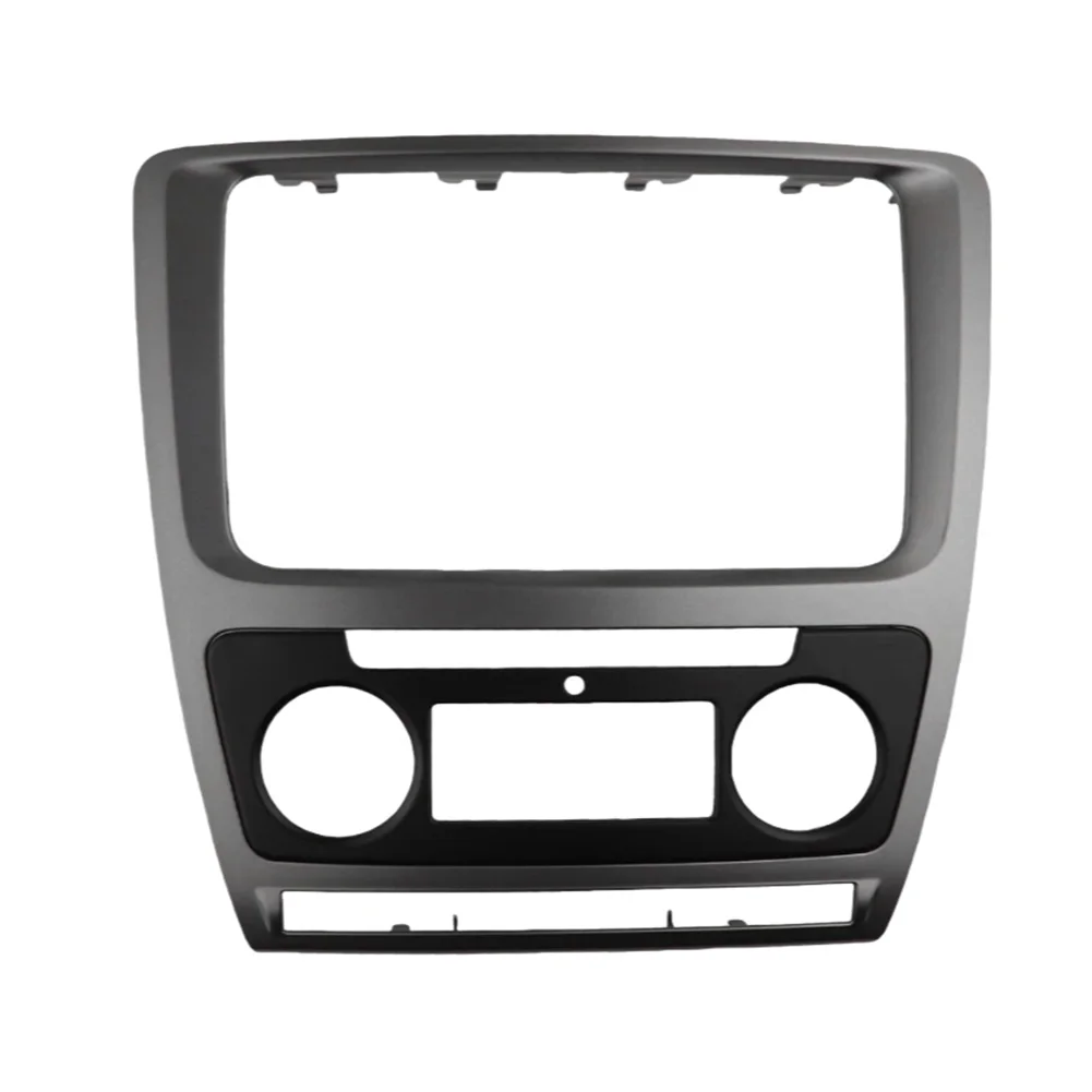 

Auto Air-Conditioning Panel Double Din Radio Panel Custom Fit Facia Panel Easy Installation Design Modern Grey Finish