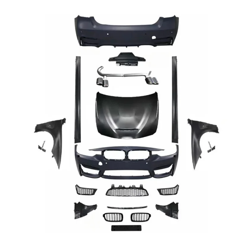 

Flying Wing Auto Parts F30 F35 Upgrade M3 Style Body Kits Front Rear Bumpers Fenders Hood 3 Series 2013-2018