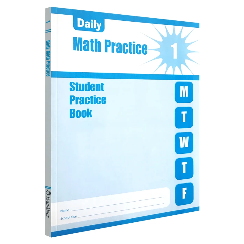 

Evan-Moor Daily Math Practice Grade 1 SE Workbook,aged 5 6 7 8, English book 9781609632588