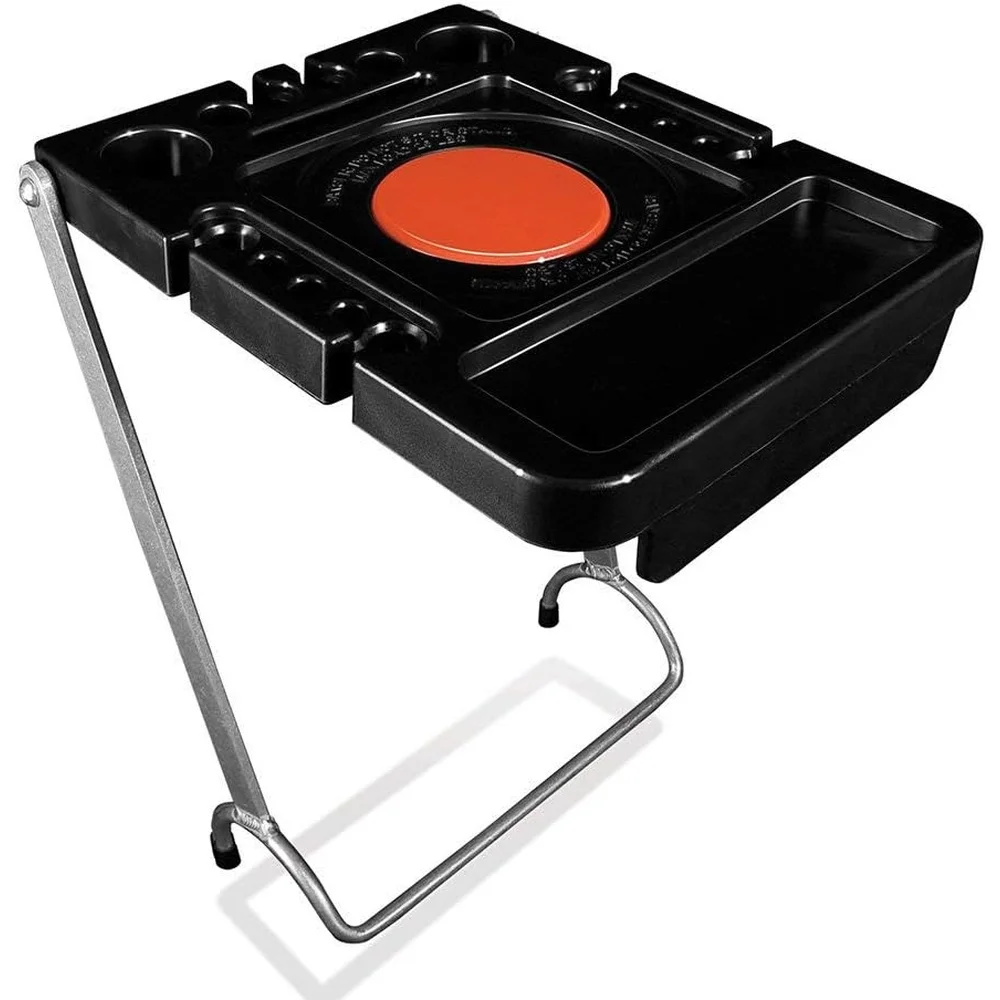 Bandeja de projeto de escada de plástico, acessório, prato magnético, suporte de ferramenta, 25 lbs, classificação de peso, slots personalizados, pintura e equipamento