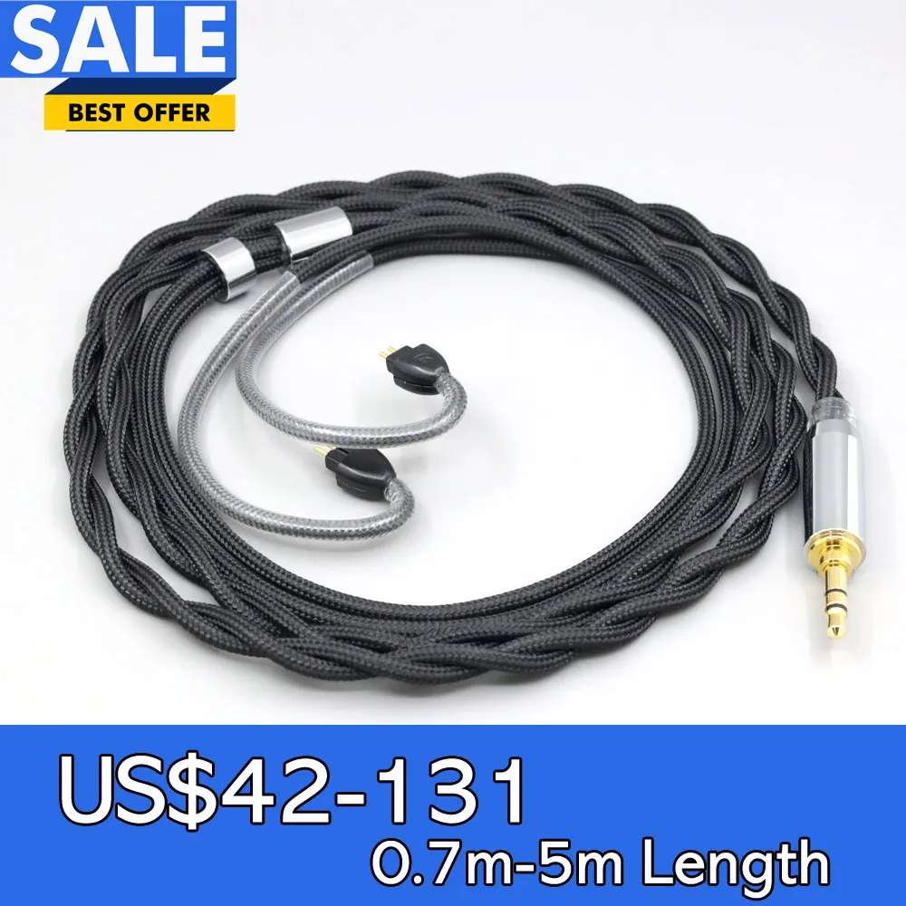 

Nylon 99% Pure Silver Palladium Graphene Gold Shield Cable For HiFiMan RE2000 Topology Diaphragm Dynamic Driver LN008298