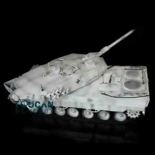 1/16 HENG LONG 7.0 Leopard2 A6 RTR Radio Controlled Tank 3889 Metal Tracks Barrel Recoil TH17638-SMT4