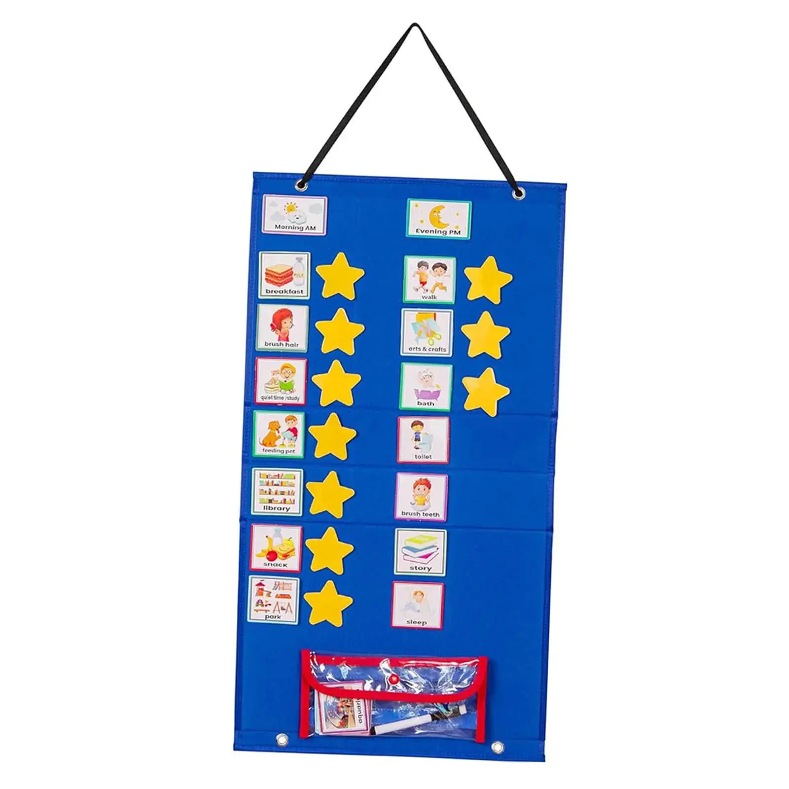 Calendrier visuel pour enfants, tableau des tâches d\'esprit ères, 72 activités, 10 cartes vierges pour filles et garçons