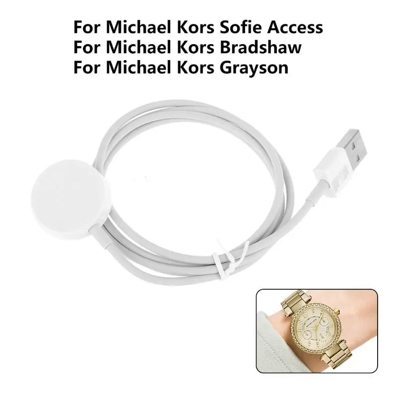 Portable Charging Stand Dock for Smart Watch Charger Cable for Michael Kors Access Smartwatch Accessories