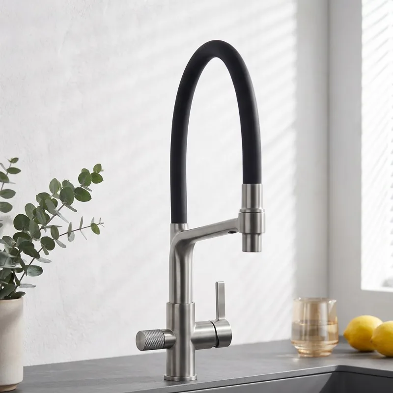 Kitchen Water Purifier Tap Faucet Stainless Steel Filter Kitchen Faucet Hot And Cold Mixer Taps