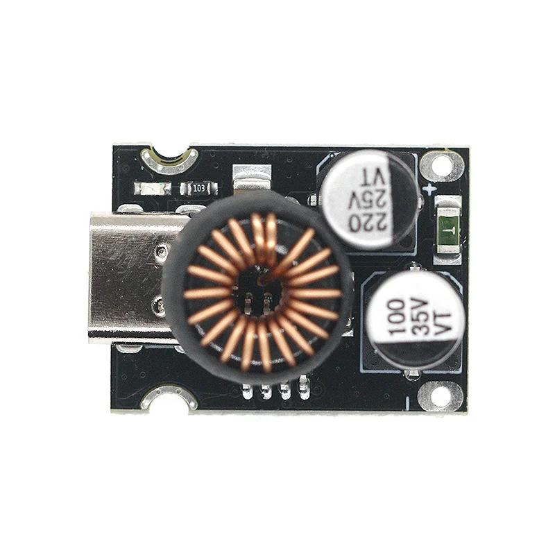 DC-DC Power Buck Module 12-30V to PD2.0/PD3.1 QC3.0 Fast Charging Single USB Charging Converter Board