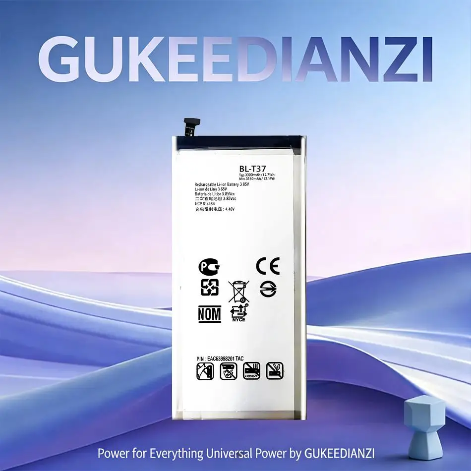 

Долговечный и надежный источник питания для LG V40 ThinQ Q710 Q8 2018 Version Q815L BL-T37, аккумулятор для мобильного телефона, 3300 мАч