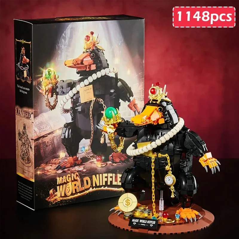 

1148 шт. DK7067 Magic Niffler Mole, строительные блоки, модель волшебных существ, фигурка, кирпичи, сборная игрушка, детский креативный подарок на день рождения