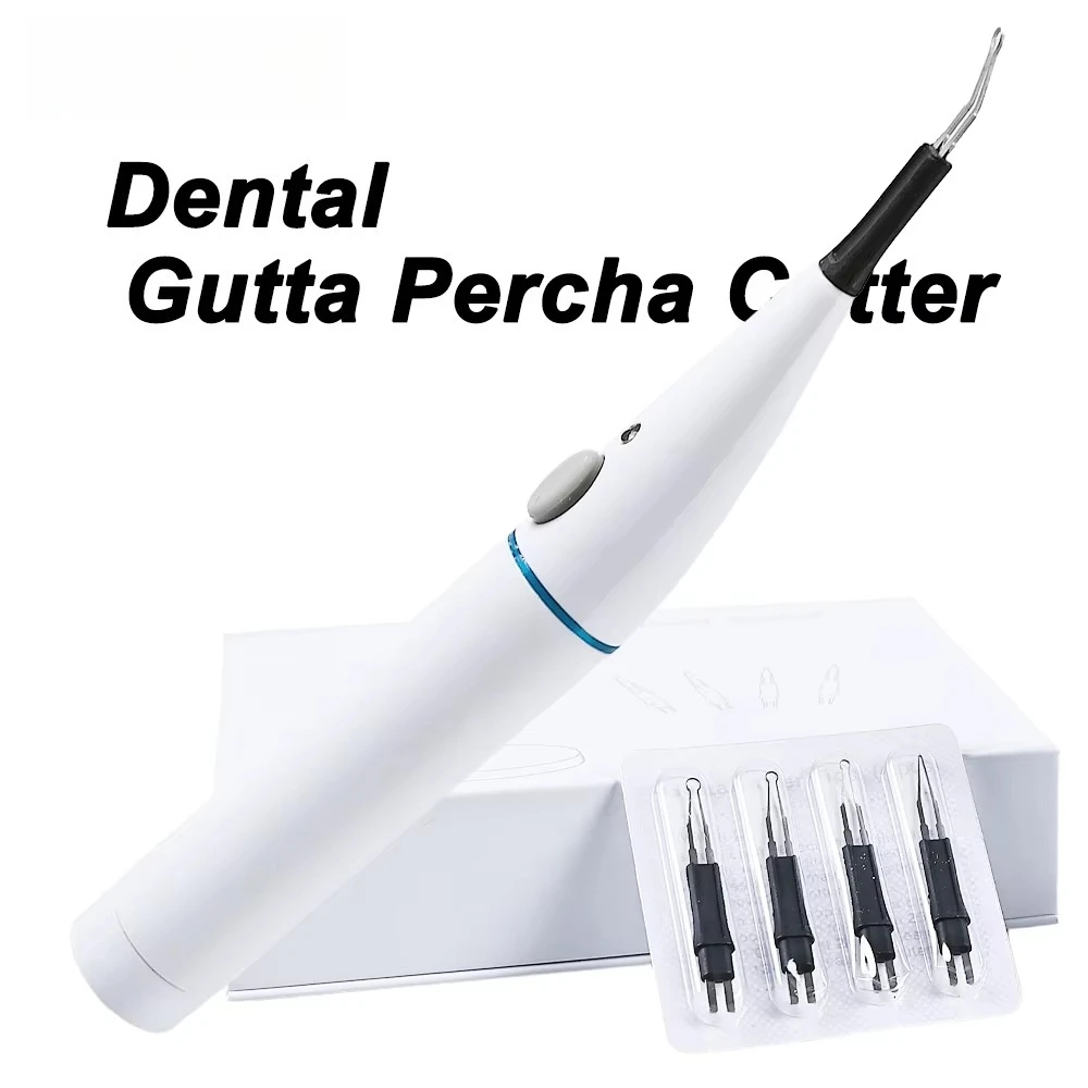 Dental Gutta Percha Cutter 4 Tips Endodontic Tool for Cutting Removing Dissolving Gutta Percha