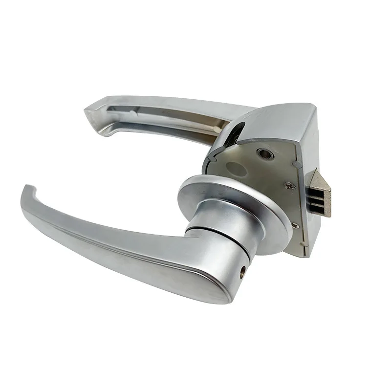 Entry and Exit Door Handle Lock Universal Hotel Bathroom Mute Indoor Bedroom Door Bathroom Toilet Door Lock