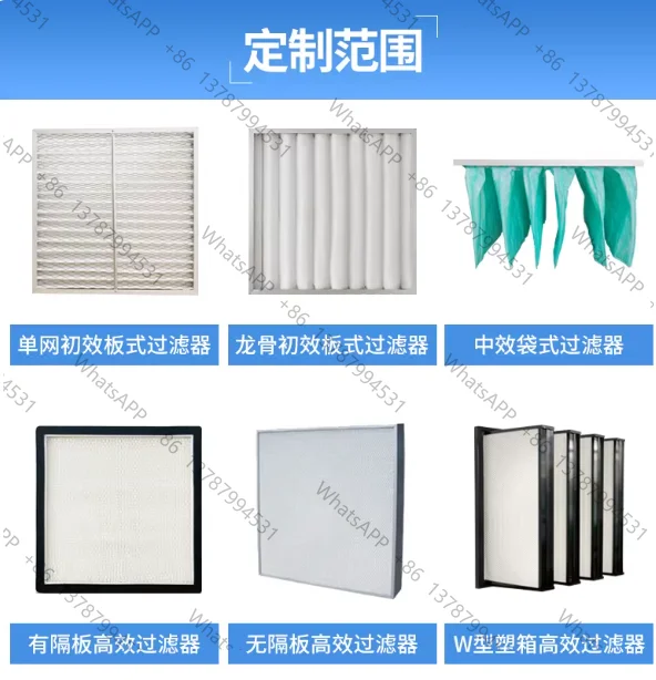 Durable Non-Woven G4 Primary Filter Reusable Medium Bag Filter Industrial Dust Removal Air Filter for Factory Purification