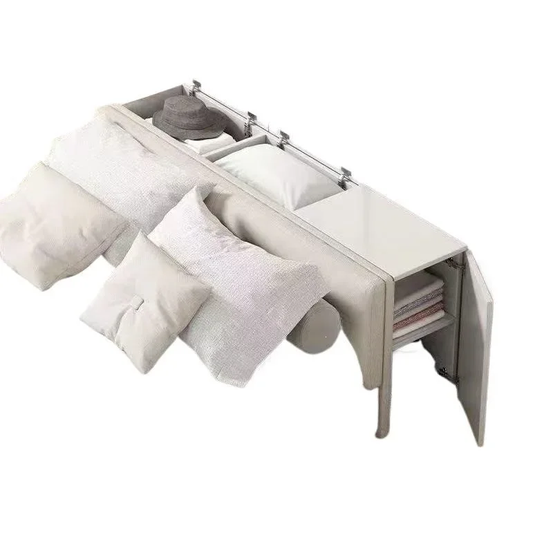 Solid wood bedside table against the wall, narrow cabinet, bedside gap cabinet, long bedside table, tatami crack, locker storage