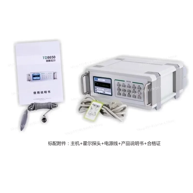 

TD8650 Desktop Digital Gauss Meter - AC/DC Magnetic Field Tester Tesla Meter