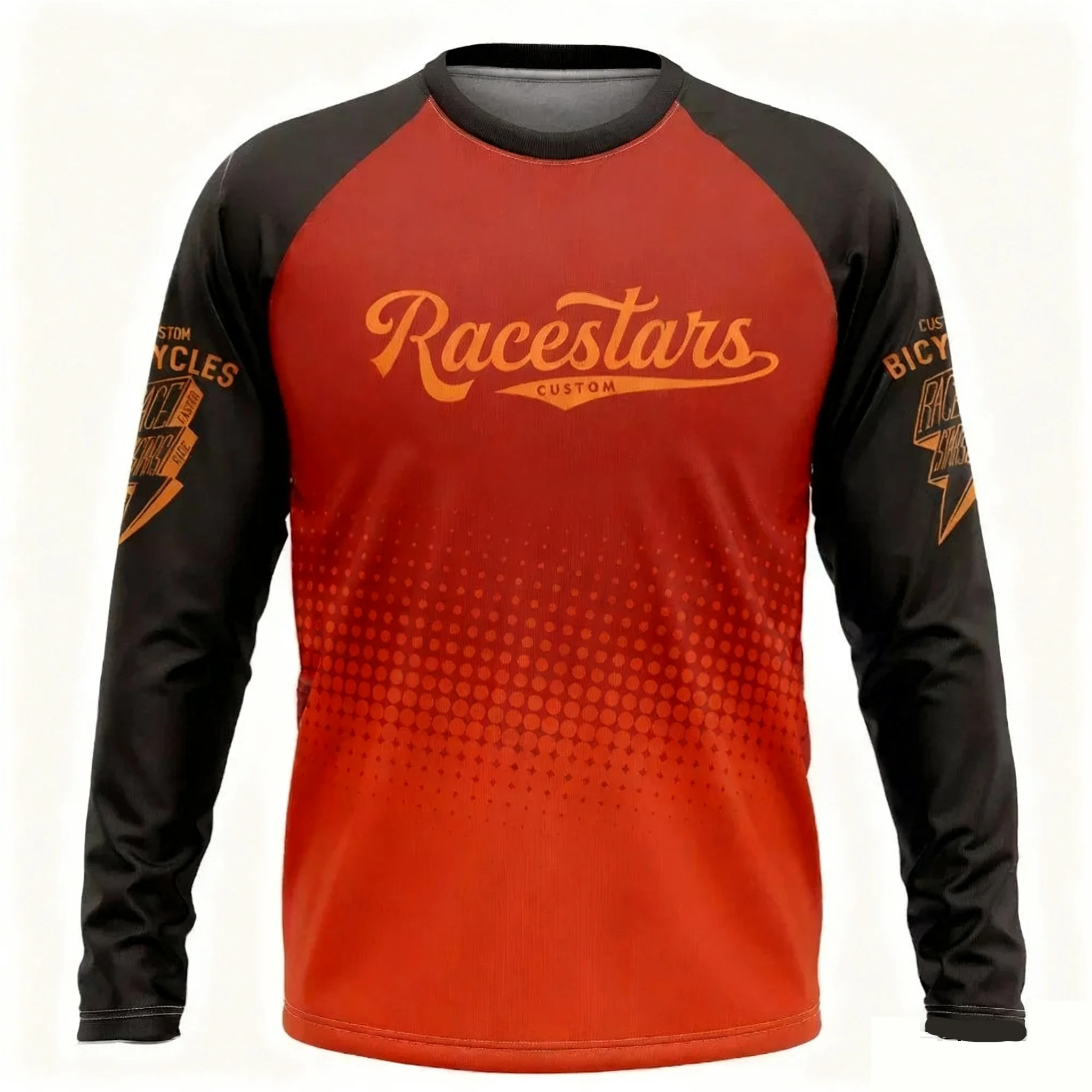 Ultimatives Motocross Downhill Mountainbike MX Herren-Radsport-T-Shirt, langärmliges Mountainbike-T-Shirt, schnell trocknendes Sport-T-Shirt
