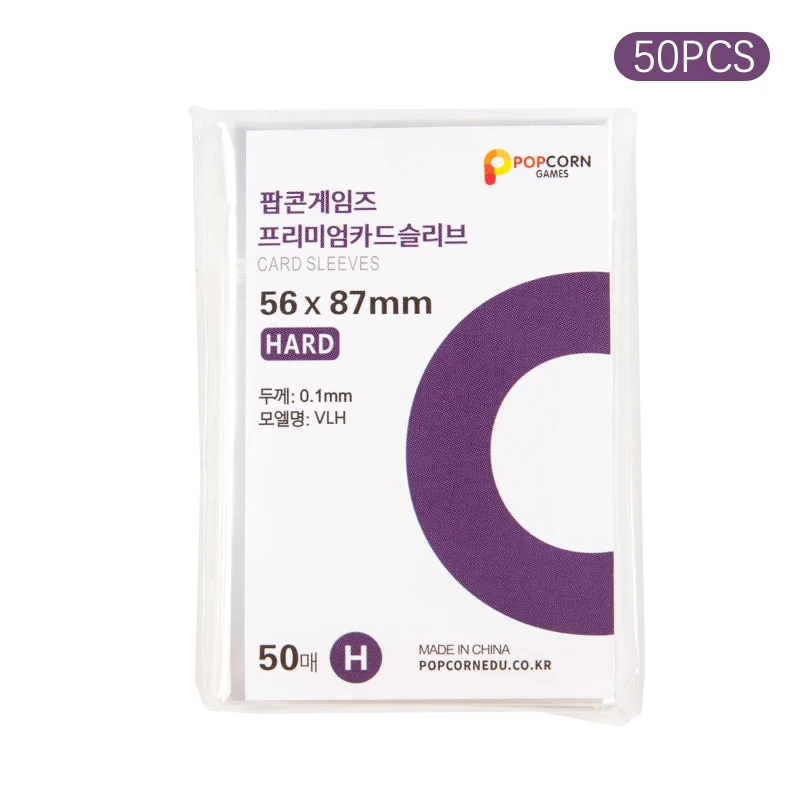 [FOA]50Pcs Transparent Card Sleeves Card Cover Holder For Board Game ID Cards Holders[FOA]
