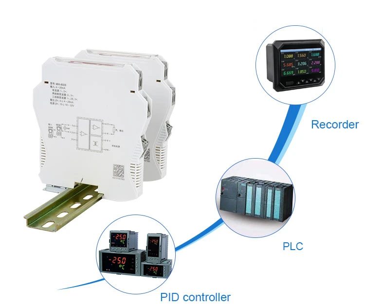 Analog Signal To Digital 4-20ma Signal Isolator Converter Rtd Signal Isolator Industry Used