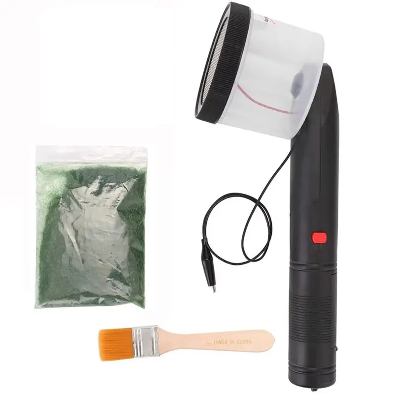 

AB06 для микропейзажа, электростатическая флокирующая машина, статическая трава, сделай сам, макет, реквизит для сцены, флок