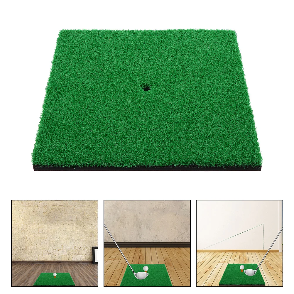 

Golf Simulator Pad Golfs Hitting Mat Bedding Nylon Grass Training Practice Putting Mini